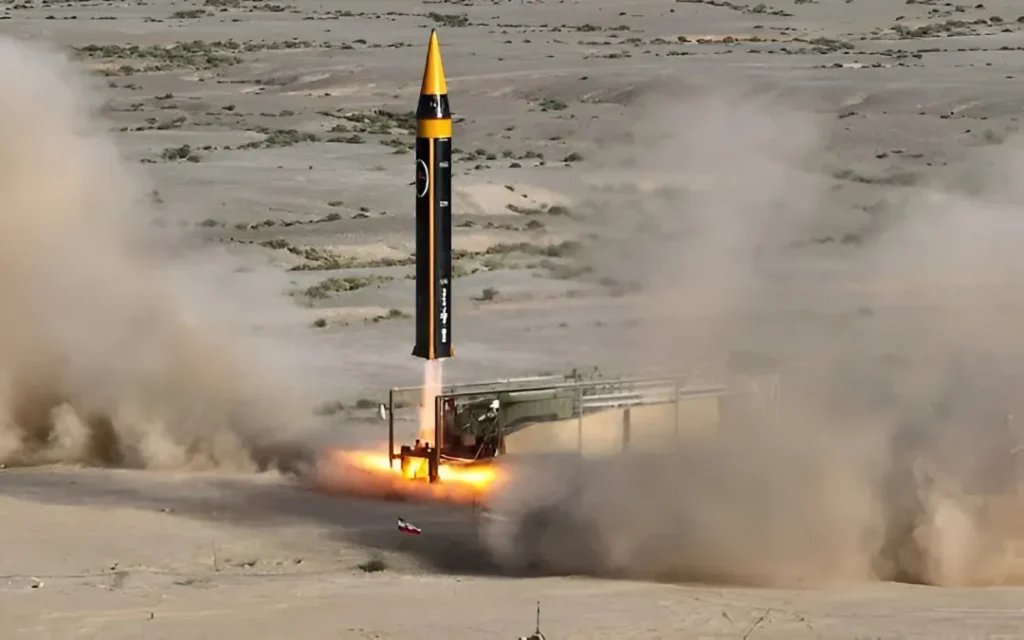Iranian Khorramshahr ballistic missile launch