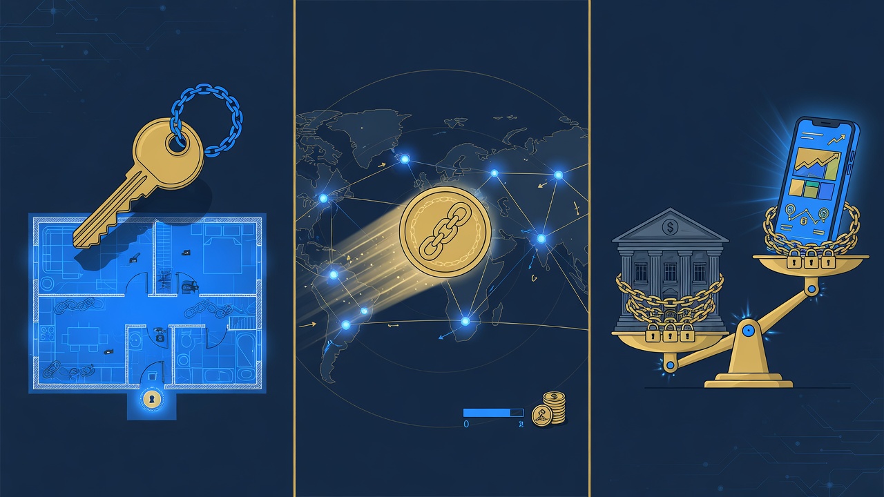Triptych: rental key, global transfer, DeFi vs traditional bank