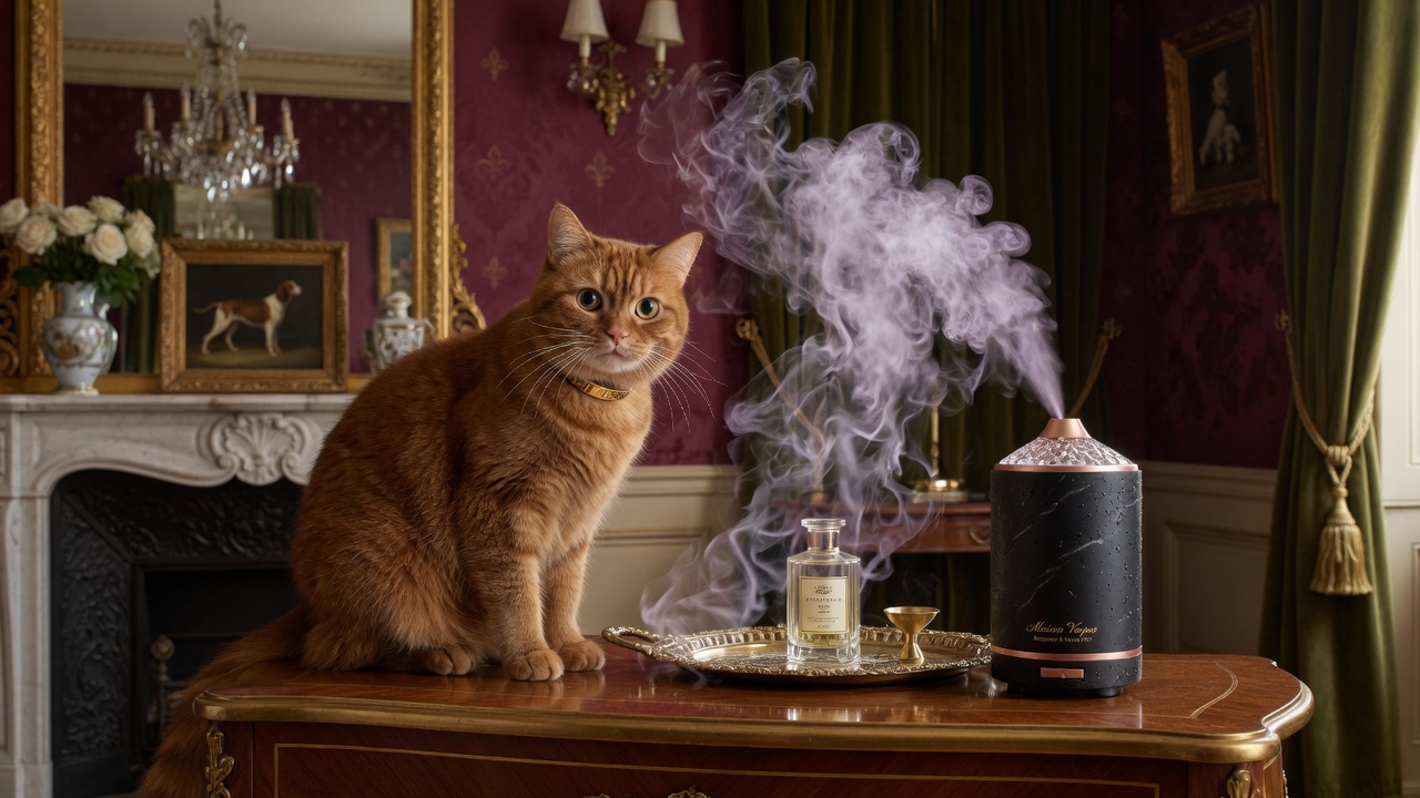 Cat and aroma diffuser