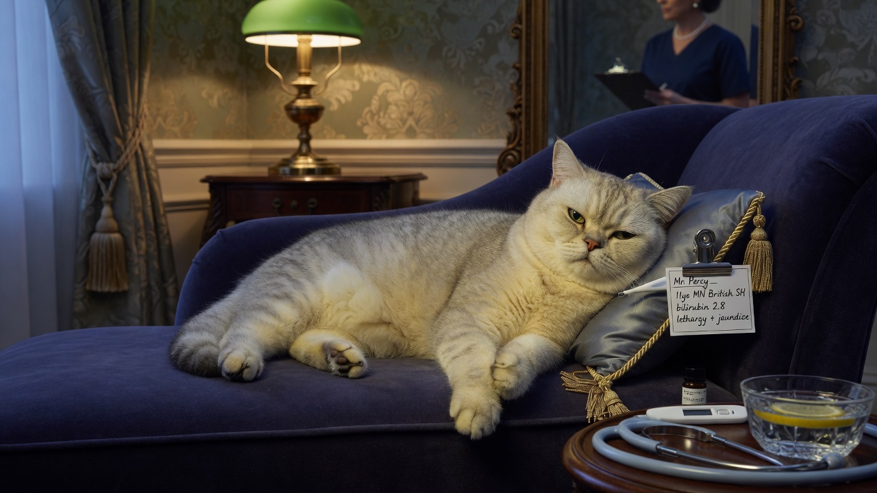 Sick cat symptoms — chronic poisoning from household fragrances