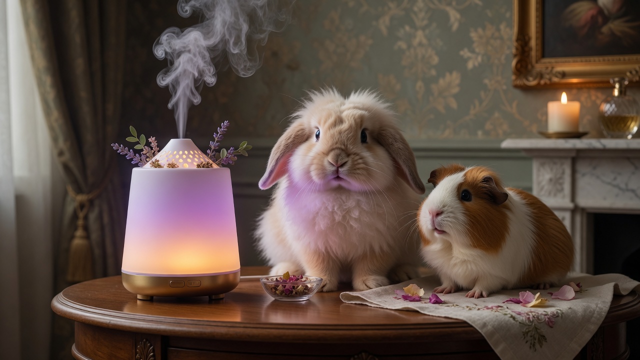 Small pets — rabbit, hamster and guinea pig