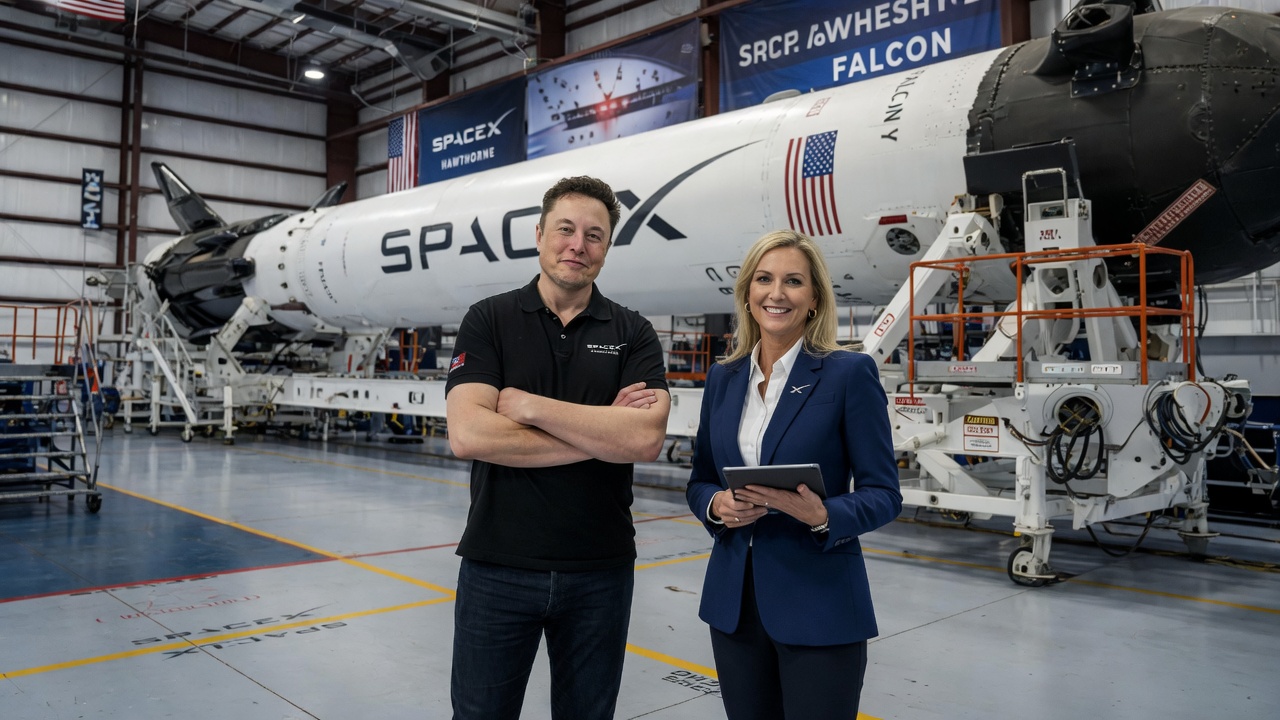 The founding team behind SpaceX — Musk, Mueller, Thompson, Koenigsmann, Shotwell