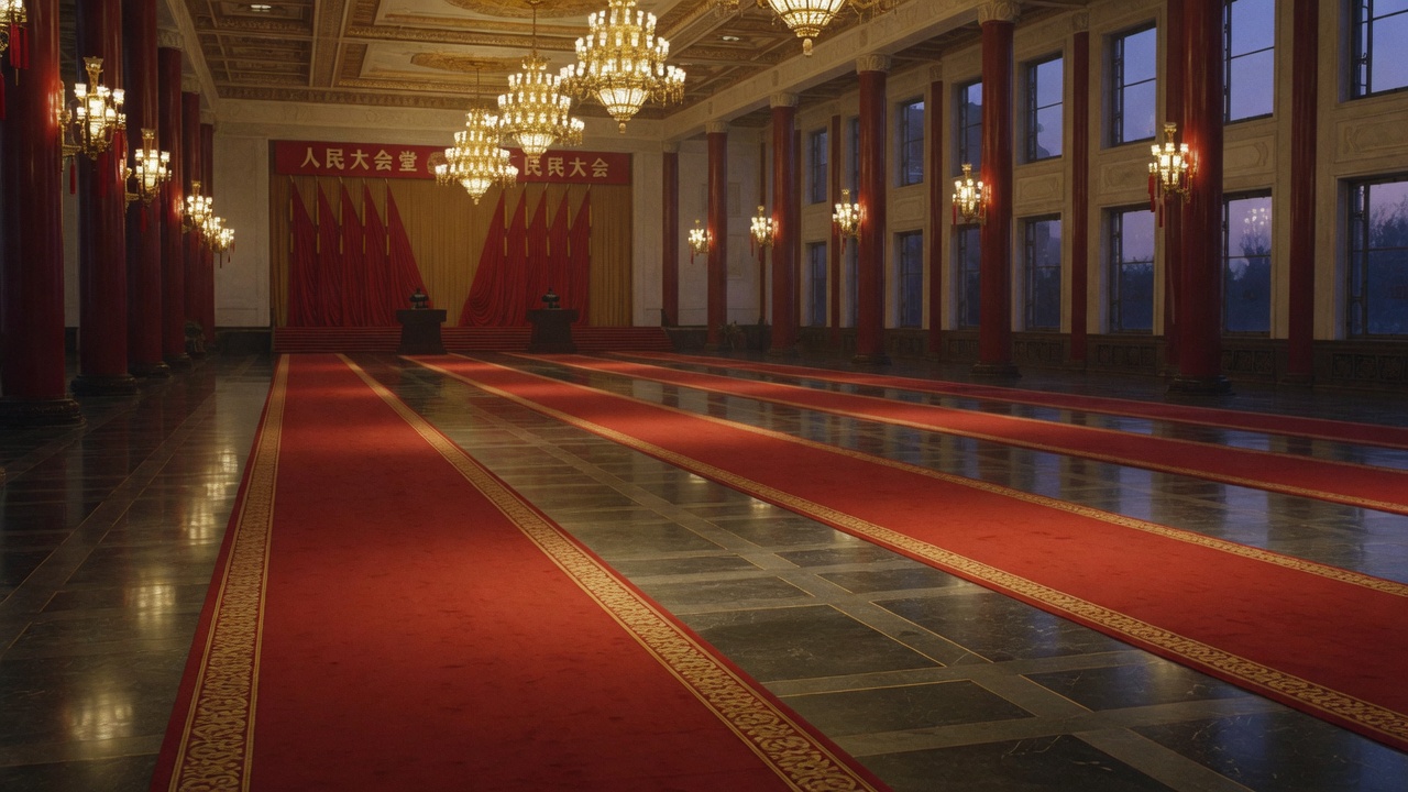 Donald Trump and Xi Jinping during the welcoming ceremony at the Great Hall of the People in Beijing, May 14, 2026