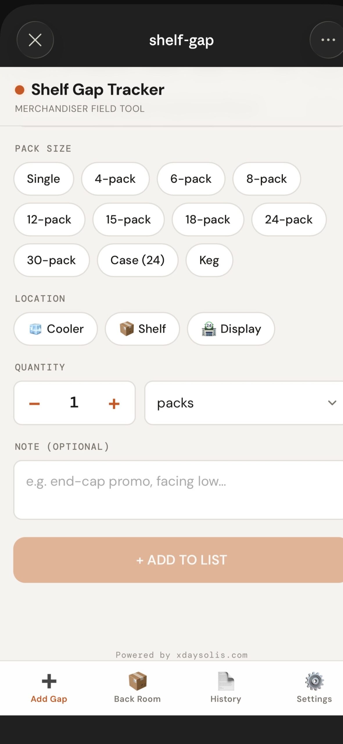 Shelf Gap Tracker CO